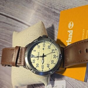 Timberland Classic Men’s Watch- Quartz Movement Leather Band *New In Box*